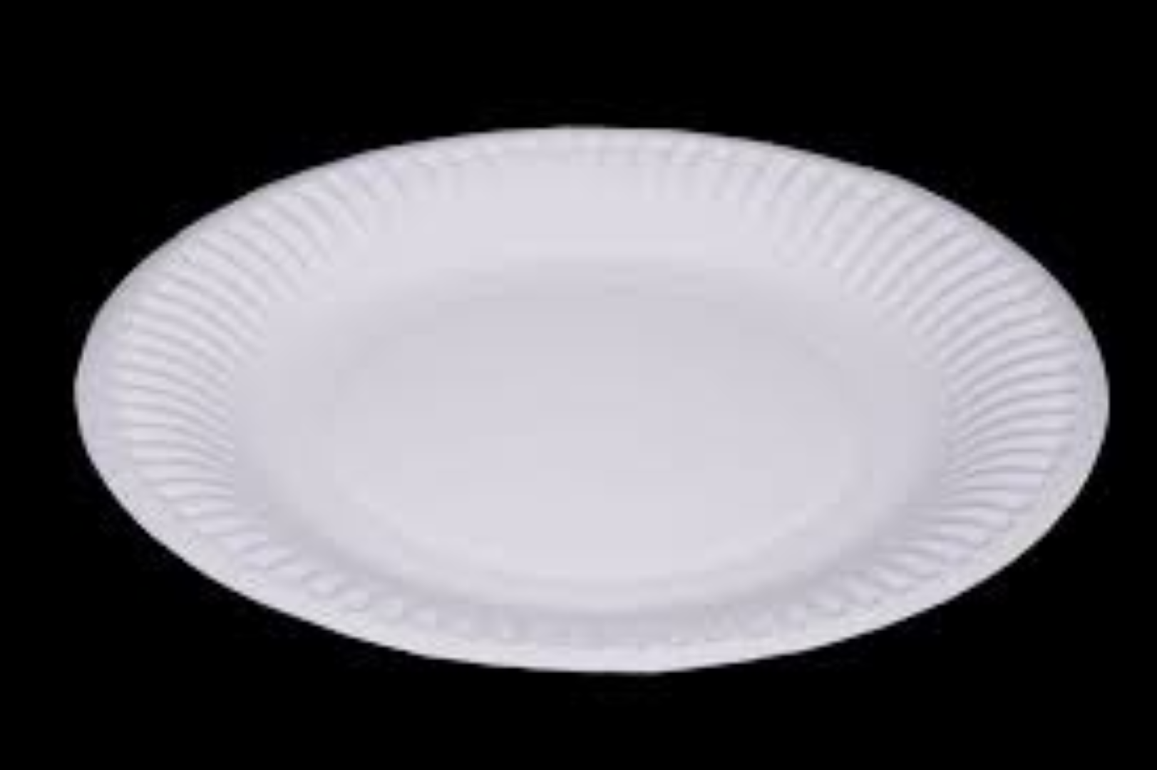 ECSTACY PAPER PLATE 7   WHITE